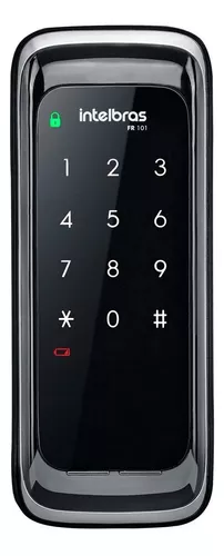 Fechadura Digital de Sobrepor Touch Screen FR 101 Preta